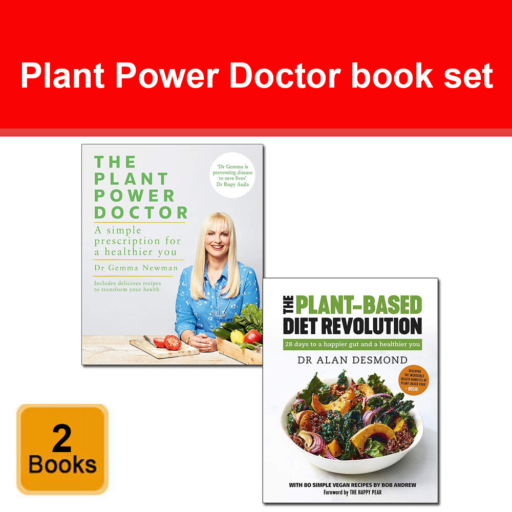 Plant Power Doctor Gemma Newman, Plant-Based Diet Revolution Alan Desmond Books