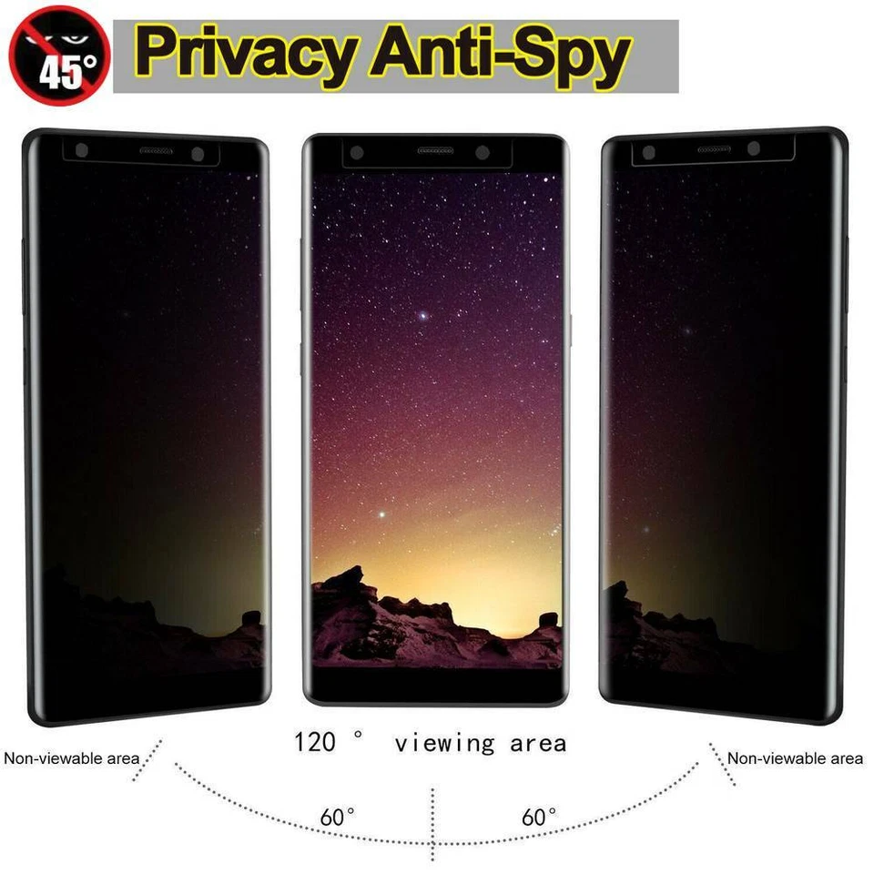 MOTO G Power Play Stylus 2025 Privacy Anti-Spy Tempered Glass Screen Protector - Image 2 of 4