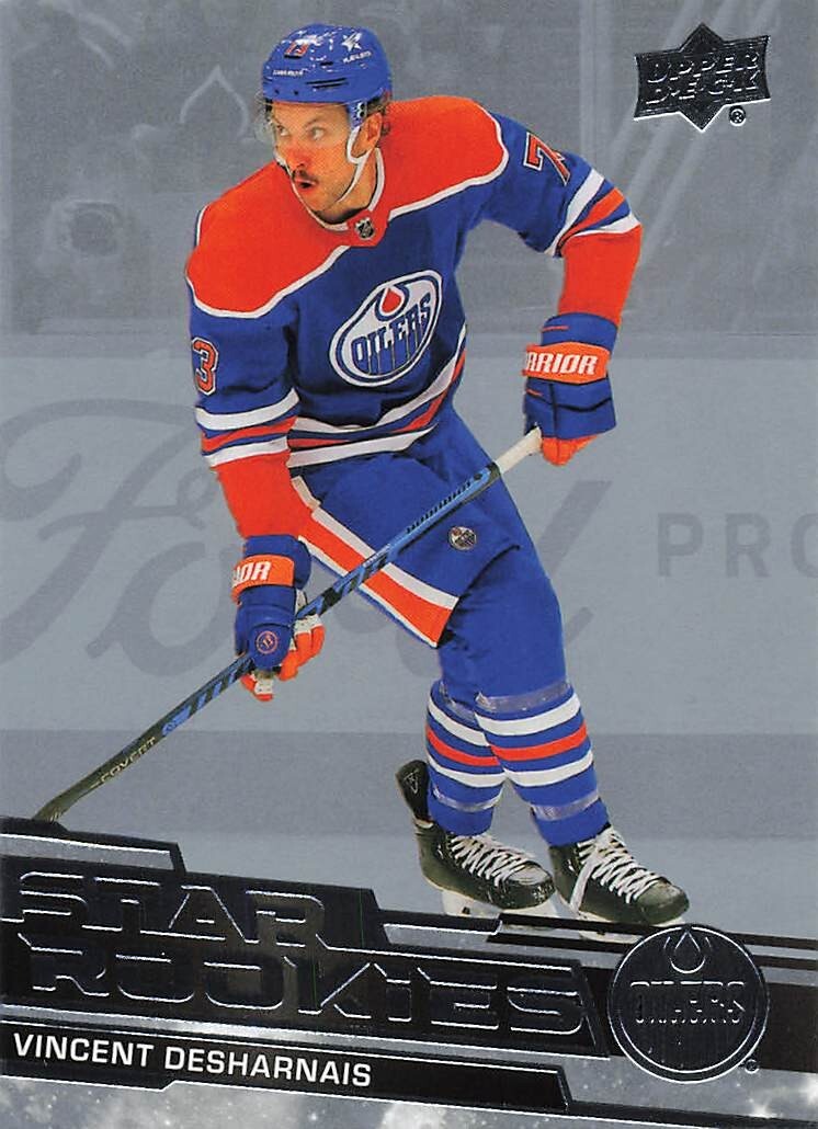 2023-24 Upper Deck STAR ROOKIES RC Vincent Desharnais #17