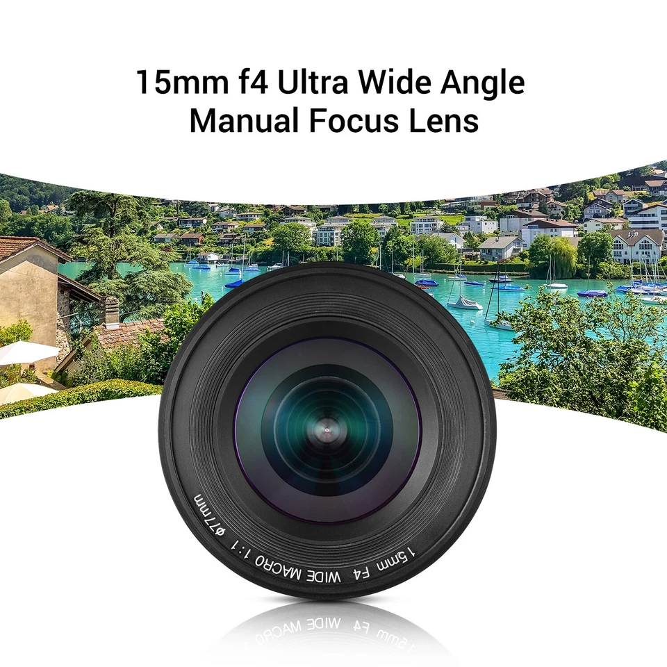 15mm f4.0 Macro Lens 120° Wide Angle for Full Frame/APS-C Compatible with Nikon - Image 4 of 4