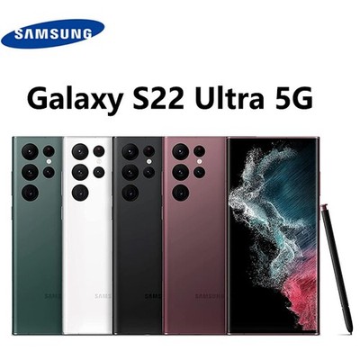 New Samsung Galaxy S22 Ultra SM-S908U 256GB/512GB/128GB Android 5G Smartphone US