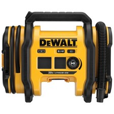 DEWALT TIRE INFLATOR PORTABLE AIR COMPRESSOR 20V MAX - YELLOW