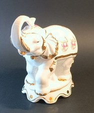 Elefante Porcellana Vintage Oro e Fiori 🌸 Il Trionfo del Kitsch