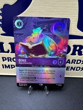 Disney Lorcana Winterspell #210/204 Epic Genie Magical Researcher NM Cold Foil