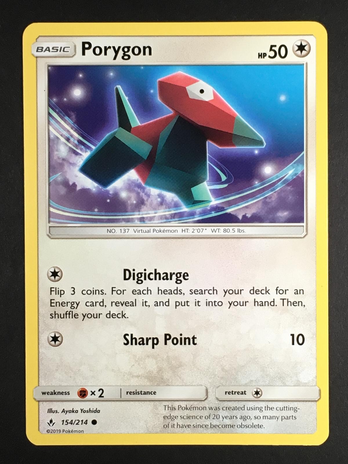 Pokemon TCG Porygon 154/214 Unbroken Bonds Regular Common NM/M
