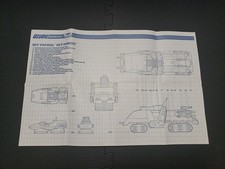 1989 GI Joe Sky Patrol Sky Havoc Blueprints Instructions Vintage Original Hasbro