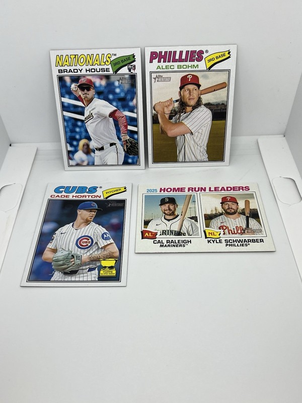 2026 Topps Heritage - 4 Card Lot