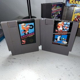 Super Mario Bros / Duck Hunt & Excitebike Nintendo NES Authentic light Gun Case