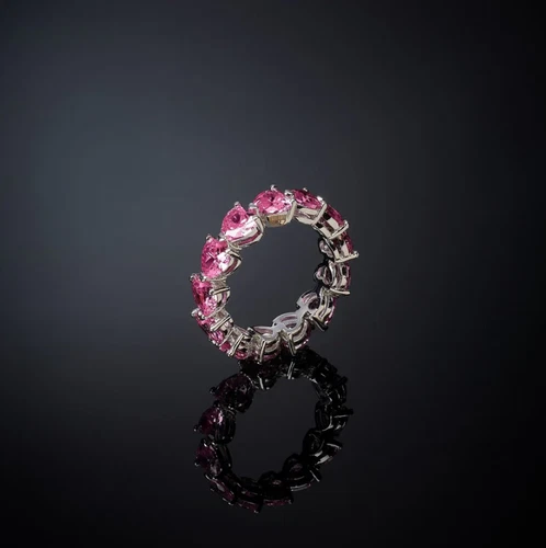 Chiara Ferragni Women's Infinity Love Ring Pink Sizes 10-18 *REFBR231-234