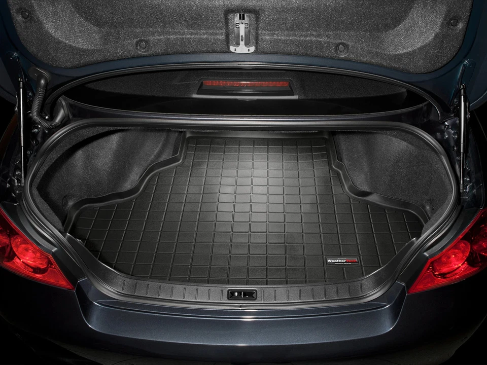 WeatherTech Cargo Trunk Liner for 2007-2013 Infiniti G - Black - Image 2 of 4