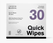 New Jason Markk Quick Wipes 30 Pack - Textured Shoe Cleaning Wipes