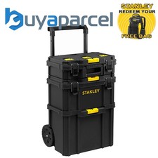 Stanley Mobile Rolling Toolbox 3 Section Portable Tool Box STA183319 STST83319-1