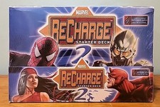 Marvel Recharge 2 Collectible Card Game 8  Starter Deck Box NIB New Sealed  CCG