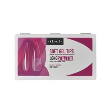IBD Clear Soft Gel Tips - Long Stiletto, 504 ...