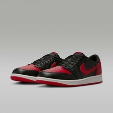 NIKE AIR JORDAN 1 LOW OG BANNED BRED 2026 RED BLACK PREORDER MENS/