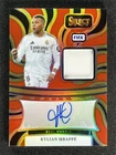 2024-25 Panini Select FIFA Kylian Mbappe Red Prizm Patch Auto Real Madrid #AM-KM