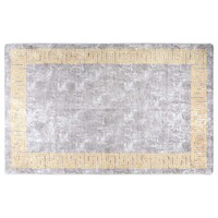 Teppich Waschbar 80X150 Cm Grau
