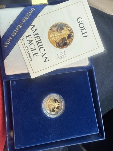 1988 1/10 Oz Gold Eagle Proof With OGP