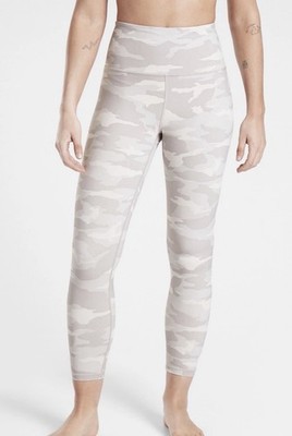 NWT Athleta Elation Camo Legging 7/8 , Size S, Taupe