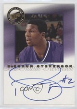 2002 Press Pass Authentic Pro Signatures DeShawn Stevenson Auto 0g45
