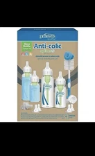 Dr Brown's Anti Colic Glass Baby Bottle Gift Set 4 Count 0m+ BPA Free
