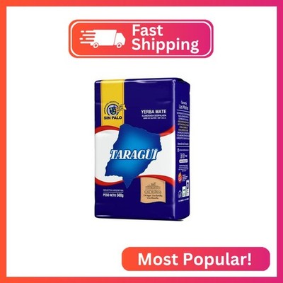 Taragüi Yerba Mate No Stems, 500 gr - 1.1 lbs (Blue Pack)
