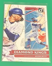 Mookie Betts Diamond Kings 2022 Donruss Baseball Card #27 Los Angeles Dodgers