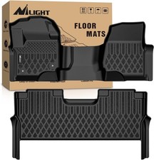 Nilight TPE Floor Mats for Ford F250 F350 F450 F550 Super Duty Crew Cab Bench Se