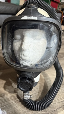 #ad #ad North Black Gas Mask Respirator With Foam Mannequin Head $325.00