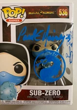 Paul Niemeyer / Daniel Pesina Signed Sub-Zero Funko Pop Autograph Auto JSA COA