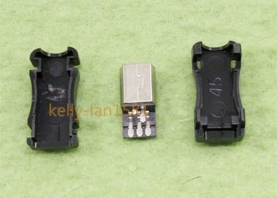 50pcs New Mini USB Male-5PF with Shell Male MINIUSB Plug (Shell Width 9MM) *nl