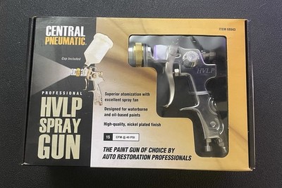 Central Pneumatic Professional HVLP Auto Paint Spray Gun 20 oz.