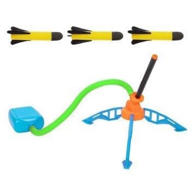 Toi-Toys - Play Out Luchtdruk Raket Lanceerbasis met 3 Raketten NEW