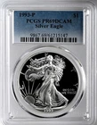 1993-P  $1  PROOF AMERICAN SILVER EAGLE (ASE/SAE) PCGS PR69 DCAM  #61215147