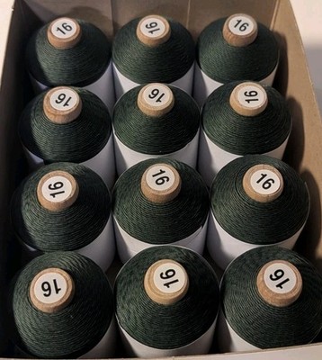  12 Button THD F-16 Sewing Thread Dark Green Color 32244 Spool 500 Yards BMT1DGN