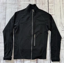 Ibex Merino Wool Full-Zip Jacket — Women’s Medium, Black, Outdoor / Casual