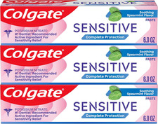 Colgate Sensitive Toothpaste, Complete Protection, Mint - 6 Ounce (Pack of 3) 1.20 per gallon