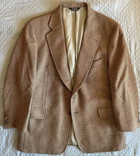 Paul Stuart Vintage 2-Button Wool Herringbone SB Stuart Sports Jacket Size 43 S