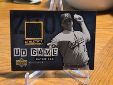 Barry Zito 2006 Upper Deck #UD-BZ Game-Used Patch UD Game Materials Oakland A's