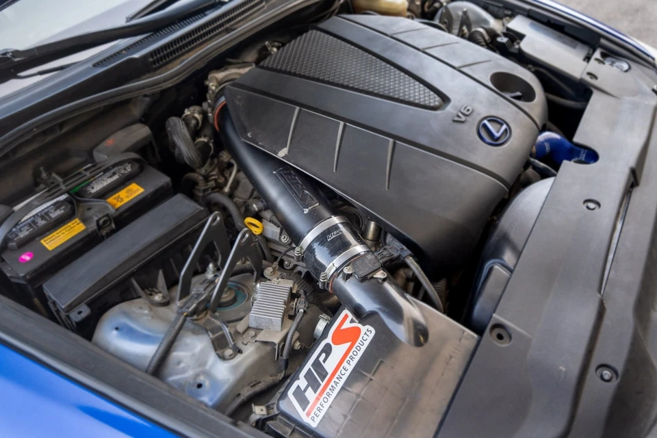 Tubo de admisión de aire HPS Polish Post MAF Shortram para 07-11 GS350/06-13 IS250 IS350 Foto 2 de 2