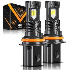 Auxbeam Canbus 9007 Hb5 Led Headlight Bulbs Kit High Low Beam 130w 120w 6500k 2x