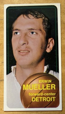 1970-71 Topps - Erwin Mueller #82 (RC) Detroit Pistons EX-EXNM