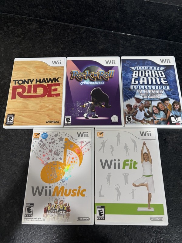 Nintendo Wii Game Lot of 5 Games