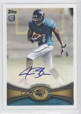 2012 Topps Rookie Auto Justin Blackmon #240 Auto 2r8