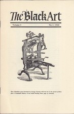 The BLACK ART #2 1964 The Relief Printing Press