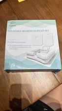 Fanwer Inflatable Shampoo Basin Kit Set - Bedside Assisted Shampoo