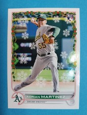 2022 Topps Holiday Adrian Martinez RC #HW76 Oakland Athletics 