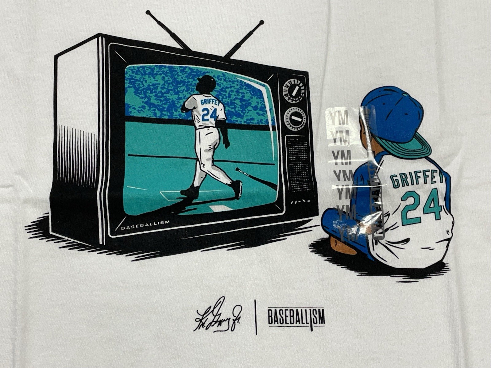 ALTRA T shirt Griffey Jr nuova con etichette adulto bambino (vedi foto per dettagli)