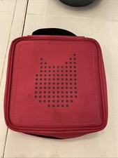 Tonies Carrying Case - Small Travel Compact - Pink - 10 Character On The Go