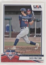 2019 Panini USA Baseball Stars & Stripes Zach Watson #100 0q1p
